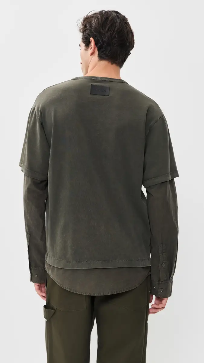 Helmut Lang Shirt Layer Tee | Thumbnail 3 Helmut Lang Shirt Layer Tee | Thumbnail 3