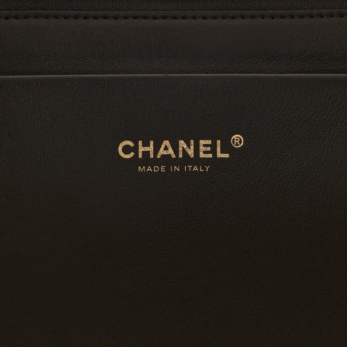 Chanel Chanel Large CC Shopping Tote Bag Ecru Canvas, Black Calfskin Gold Hardware | Thumbnail 7 Chanel Chanel Large CC Shopping Tote Bag Ecru Canvas, Black Calfskin Gold Hardware | Thumbnail 7