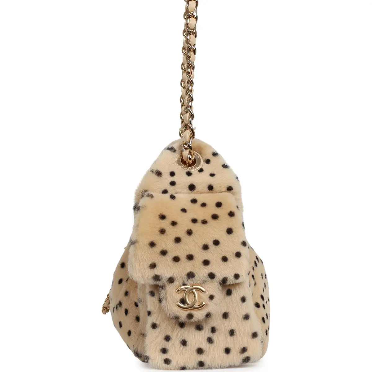 Chanel Chanel Mini 25 Hobo Bag "Cheetah Print" Calf Hair Gold Hardware | Thumbnail 3