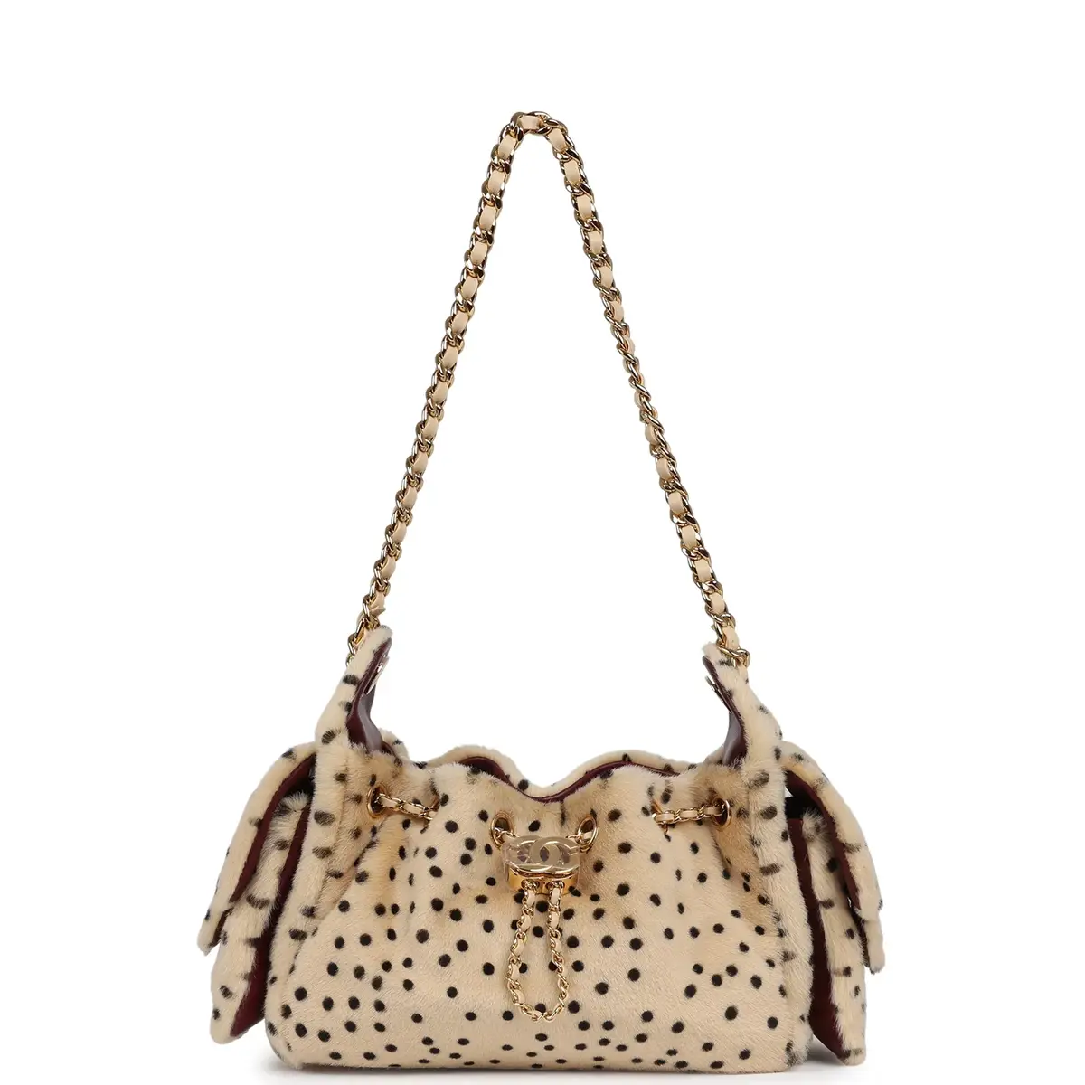 Chanel Chanel Mini 25 Hobo Bag "Cheetah Print" Calf Hair Gold Hardware | Thumbnail 7