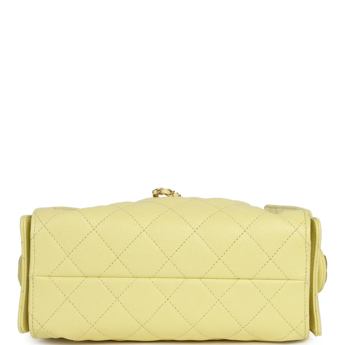 Chanel Chanel Mini 25 Hobo Bag Light Yellow Caviar Antique Gold Hardware | Thumbnail 7 Chanel Chanel Mini 25 Hobo Bag Light Yellow Caviar Antique Gold Hardware | Thumbnail 7