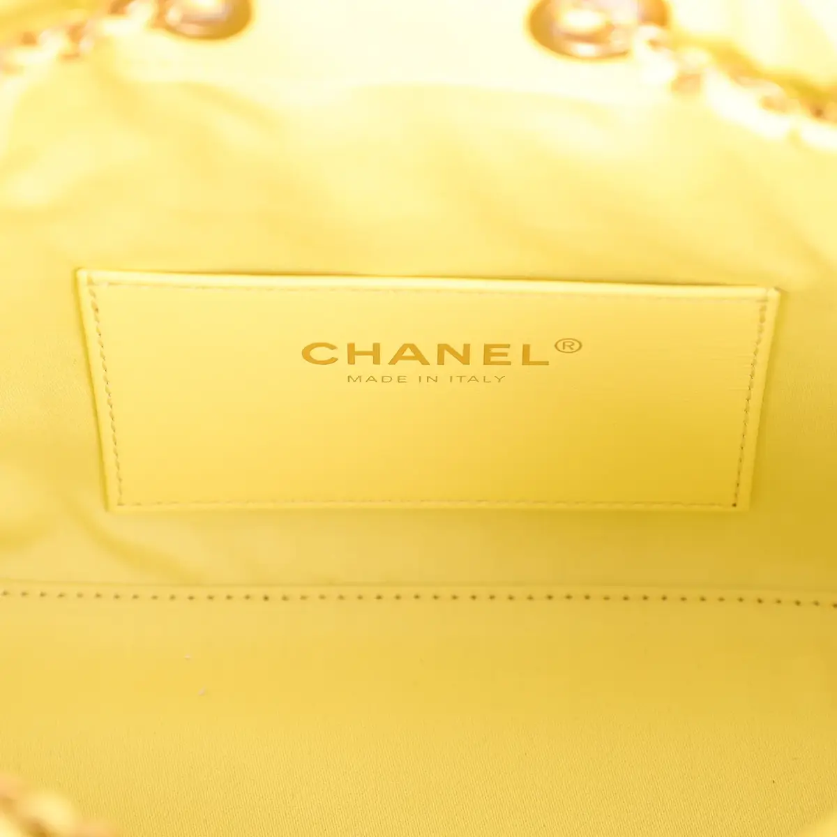 Chanel Chanel Mini 25 Hobo Bag Light Yellow Caviar Antique Gold Hardware | Thumbnail 8 Chanel Chanel Mini 25 Hobo Bag Light Yellow Caviar Antique Gold Hardware | Thumbnail 8
