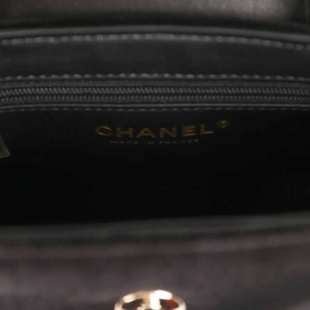 Chanel Chanel Small Kelly Shopper Black Velvet Crystal Light Gold Hardware | Thumbnail 8 Chanel Chanel Small Kelly Shopper Black Velvet Crystal Light Gold Hardware | Thumbnail 8