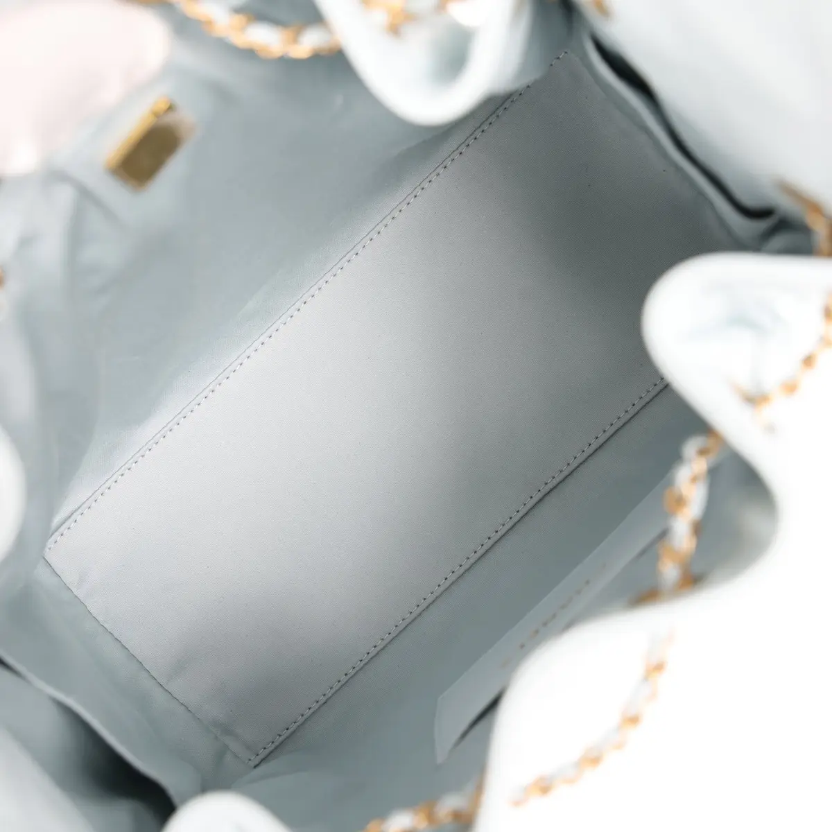 Chanel Pre-owned Chanel Small 25 Hobo Bag Light Blue Caviar Antique Gold Hardware | Thumbnail 9 Chanel Pre-owned Chanel Small 25 Hobo Bag Light Blue Caviar Antique Gold Hardware | Thumbnail 9
