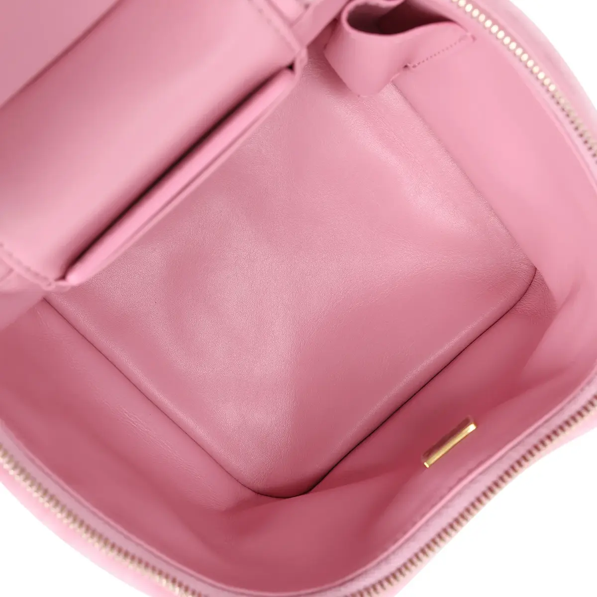 Chanel Pre-owned Chanel Small Top Handle Square Vanity Case With Chain Pink Shearling Lambskin Gold Hardware | Thumbnail 10 Chanel Pre-owned Chanel Small Top Handle Square Vanity Case With Chain Pink Shearling Lambskin Gold Hardware | Thumbnail 10