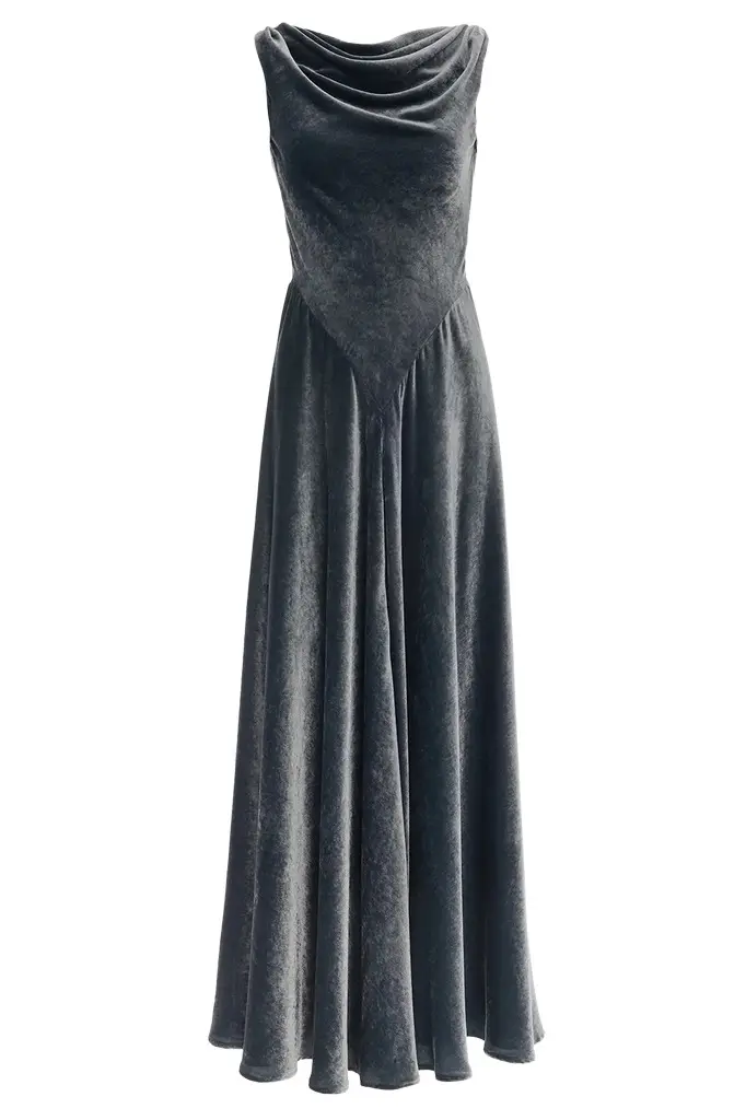 Altuzarra Drina Velvet Maxi Dress | Image 1 Altuzarra Drina Velvet Maxi Dress | Image 1