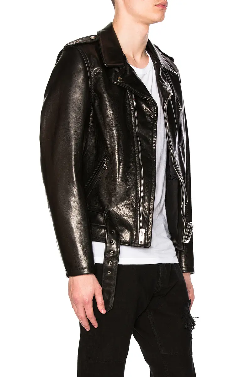SCHOTT Pebbled Moto Jacket | Thumbnail 3