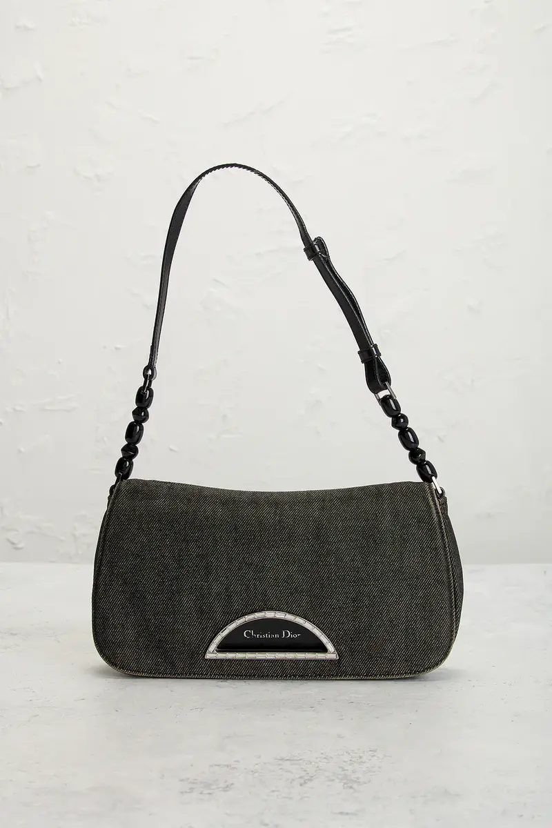 Dior Dior Denim Maris Pearl Shoulder Bag | Thumbnail 2 Dior Dior Denim Maris Pearl Shoulder Bag | Thumbnail 2