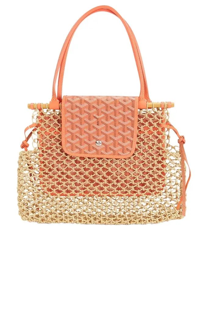 Goyard Raffia Aligre Tote Bag Goyard Raffia Aligre Tote Bag