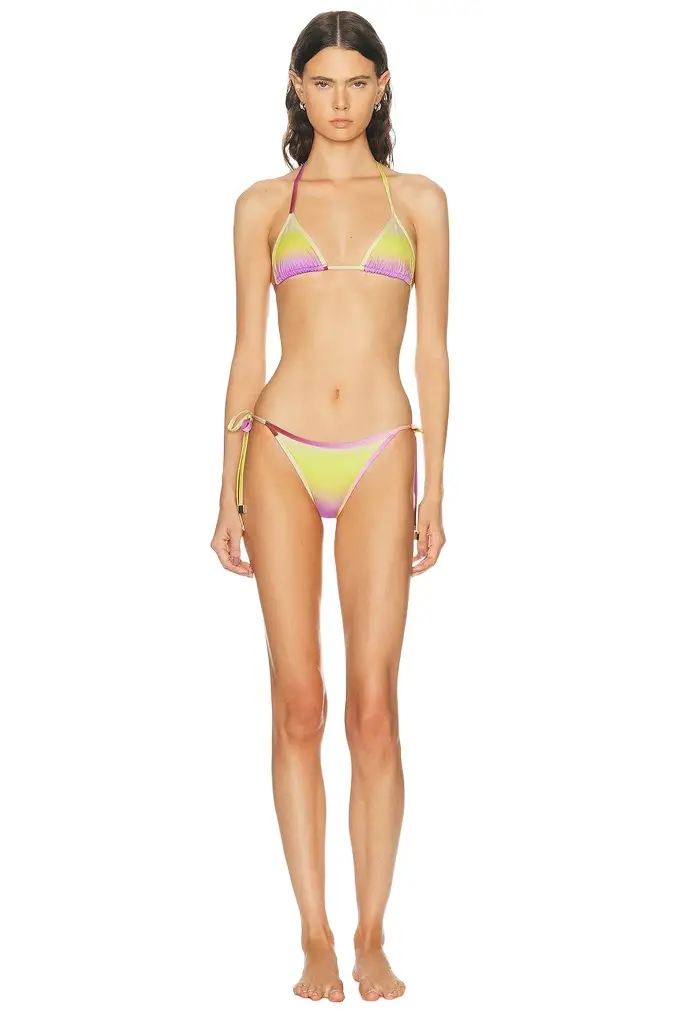 The Attico Triangle Bikini Set | Image 1 The Attico Triangle Bikini Set | Image 1