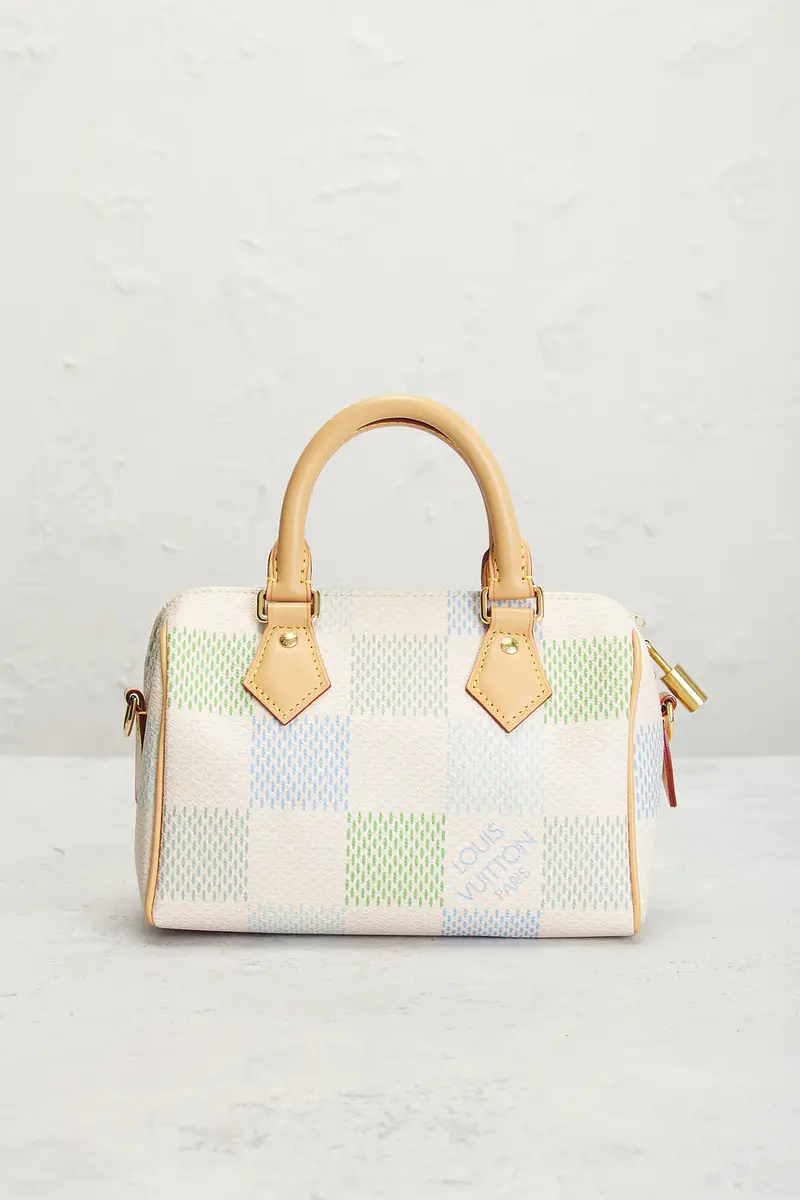 Louis Vuitton Louis Vuitton Limited Edition Damierlicious Giant Speedy Bandouliere 20 Handbag | Thumbnail 3