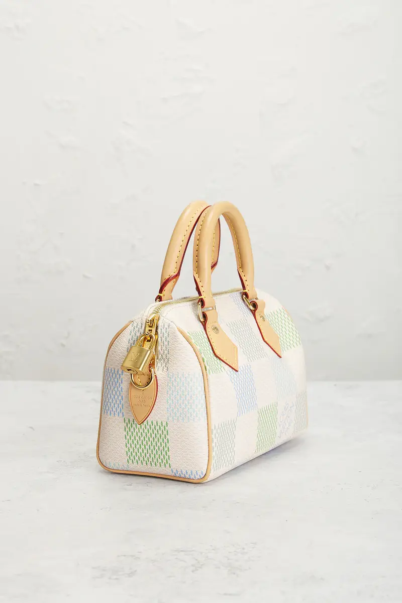 Louis Vuitton Louis Vuitton Limited Edition Damierlicious Giant Speedy Bandouliere 20 Handbag | Thumbnail 4