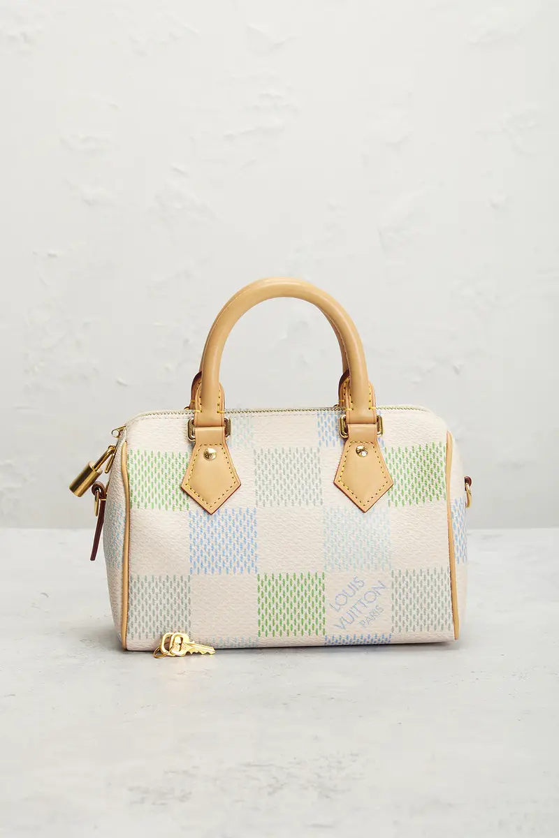 Louis Vuitton Louis Vuitton Limited Edition Damierlicious Giant Speedy Bandouliere 20 Handbag | Thumbnail 8