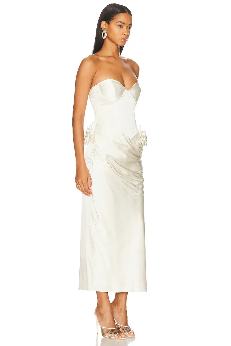 LPA Ilaria Corset Midi Dress | Thumbnail 2 LPA Ilaria Corset Midi Dress | Thumbnail 2