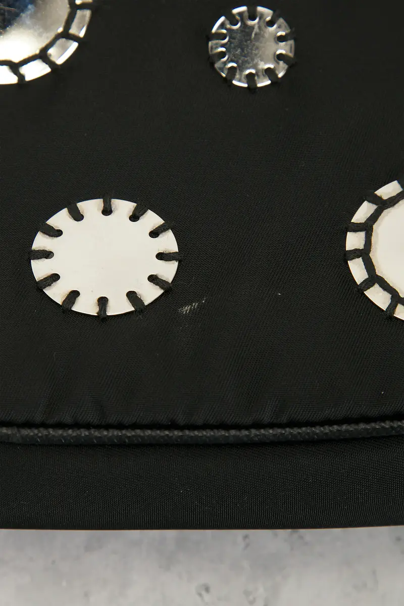 Prada Prada Sequin Polka Dot Re-Edition 2005 Re-Nylon Shoulder Bag | Thumbnail 8