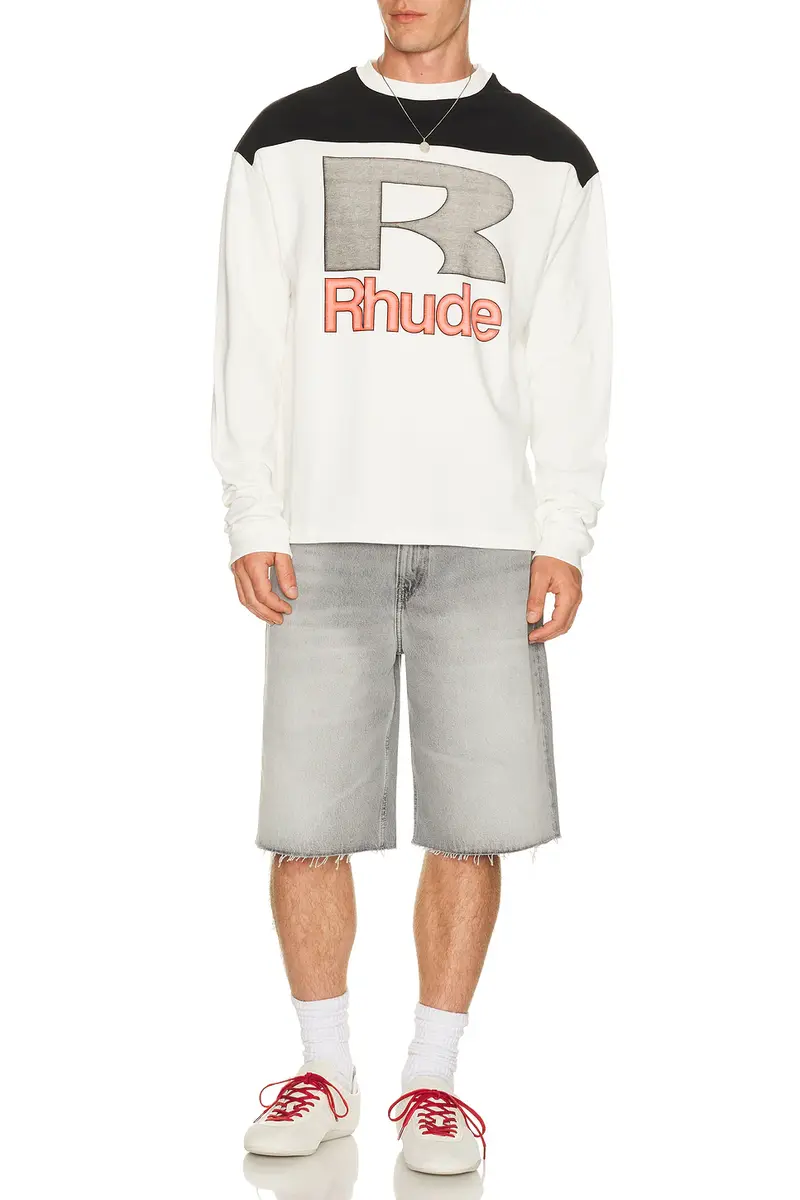 Rhude Racing Panel Long Sleeve Shirt | Thumbnail 3 Rhude Racing Panel Long Sleeve Shirt | Thumbnail 3