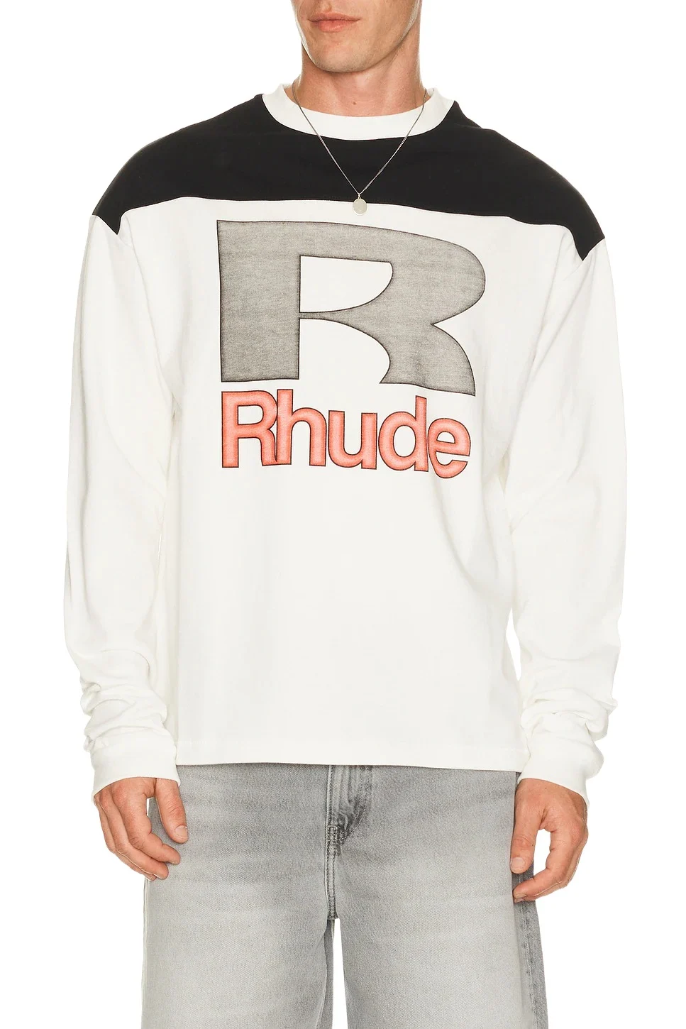 Rhude Racing Panel Long Sleeve Shirt