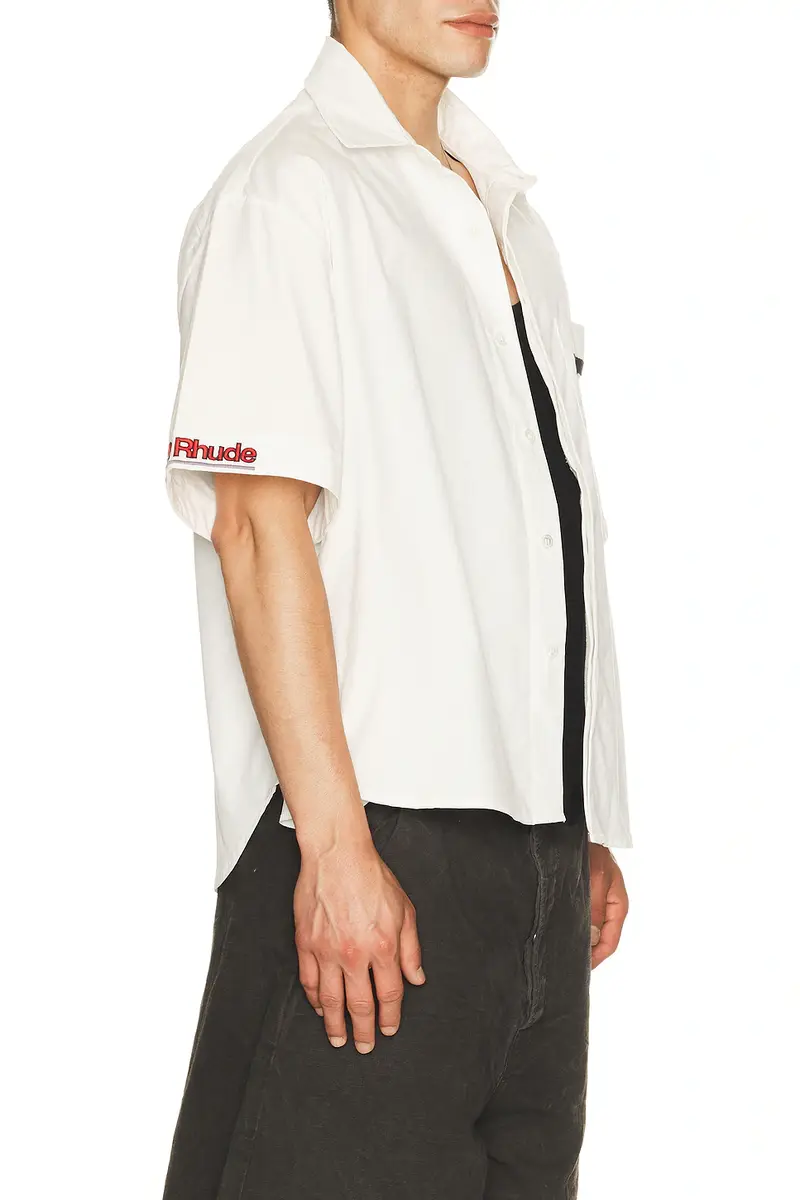 Rhude Petrol Oversized Mechanic Shirt | Thumbnail 2