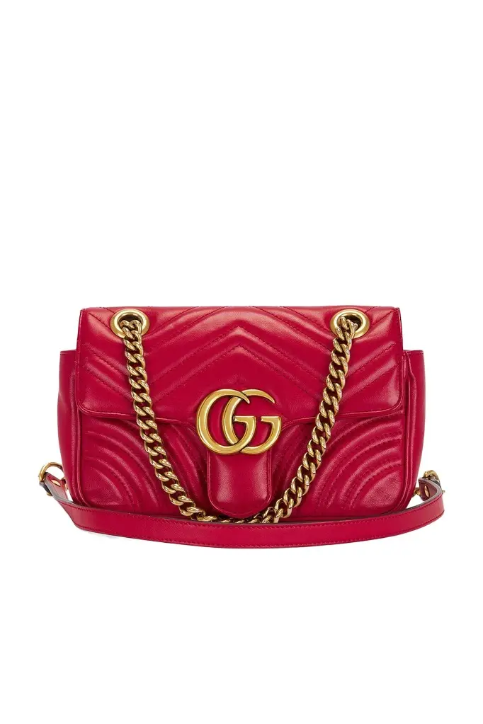 Gucci Gucci Mini GG Marmont Shoulder Bag | Image 1 Gucci Gucci Mini GG Marmont Shoulder Bag | Image 1