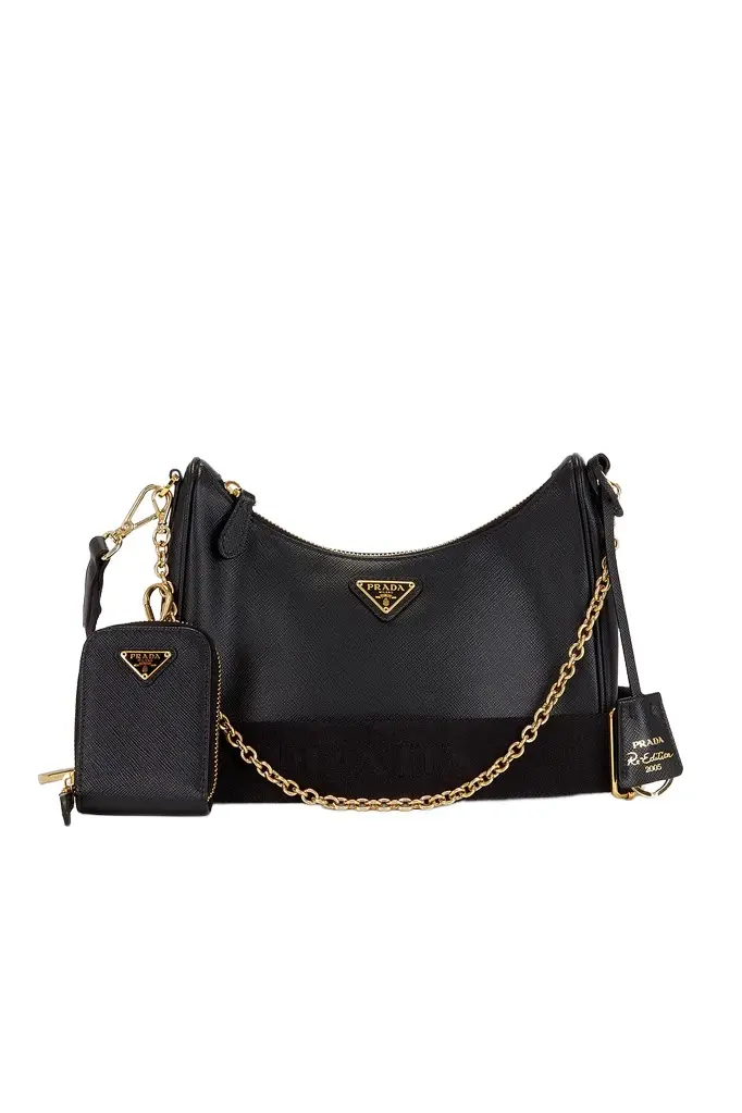 Prada Prada Saffiano Re-Edition 2005 Shoulder Bag | Image 1 Prada Prada Saffiano Re-Edition 2005 Shoulder Bag | Image 1
