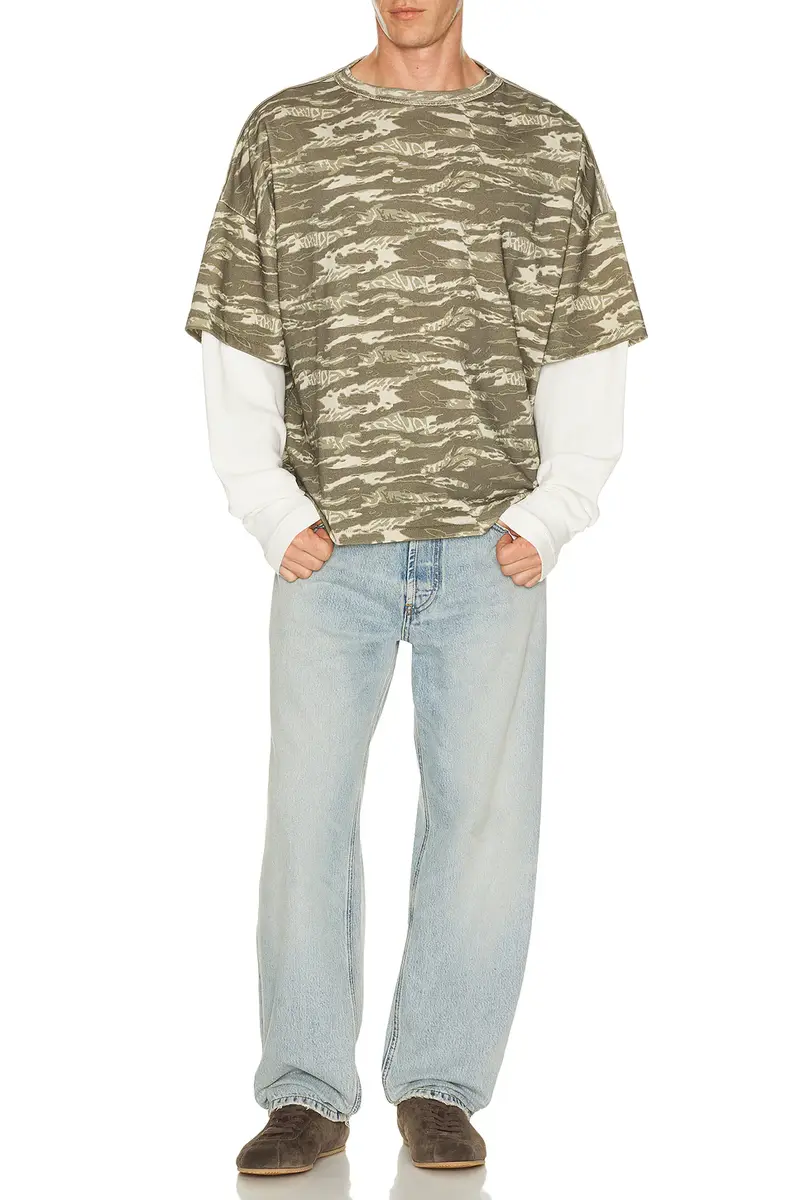 Rhude Tiger Camo Double Layer Tee | Thumbnail 3