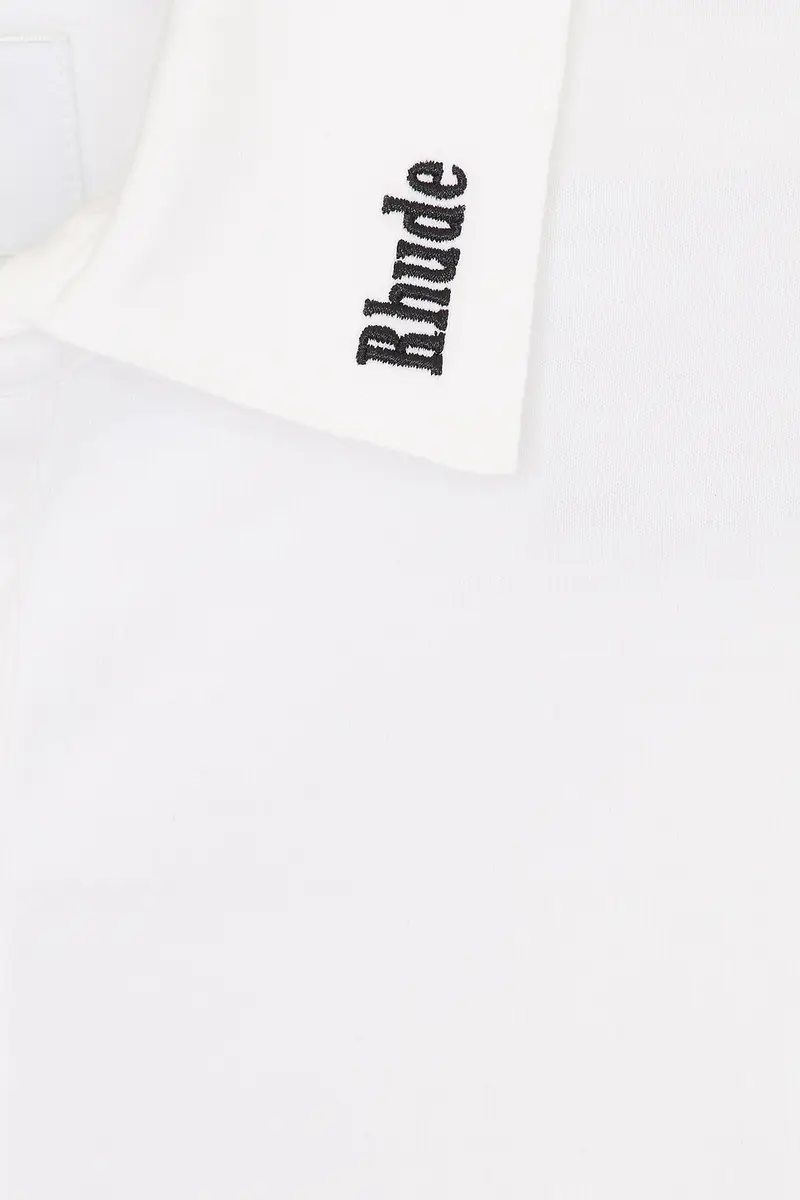 Rhude Short Sleeve Jersey Polo Shirt | Thumbnail 5 Rhude Short Sleeve Jersey Polo Shirt | Thumbnail 5