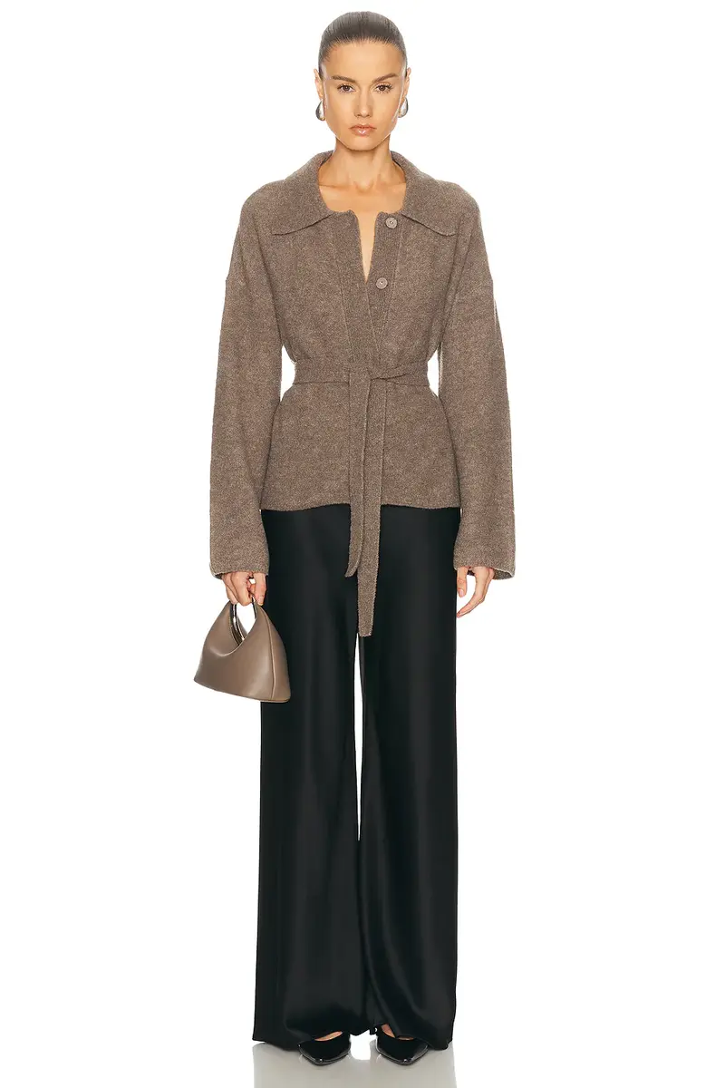 L'Academie Jessamy Knit Belted Cardigan | Thumbnail 4 L'Academie Jessamy Knit Belted Cardigan | Thumbnail 4