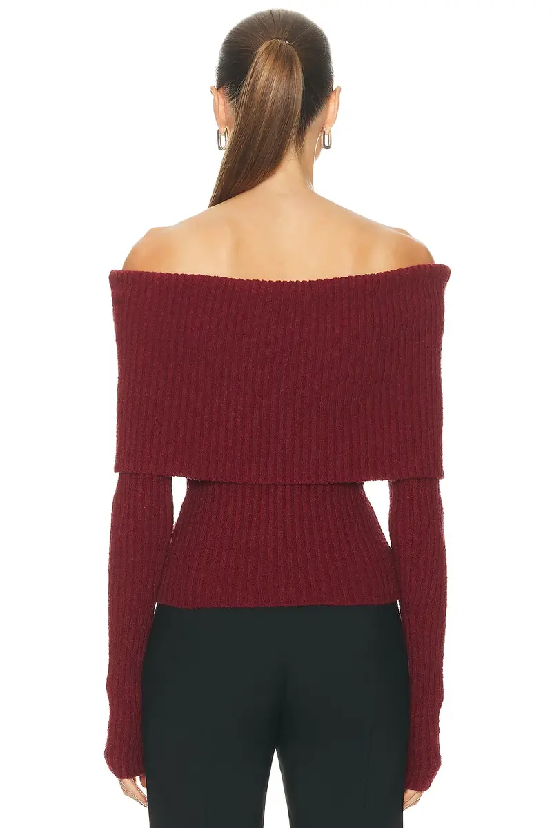 L'Academie Namir Off Shoulder Sweater | Thumbnail 3 L'Academie Namir Off Shoulder Sweater | Thumbnail 3