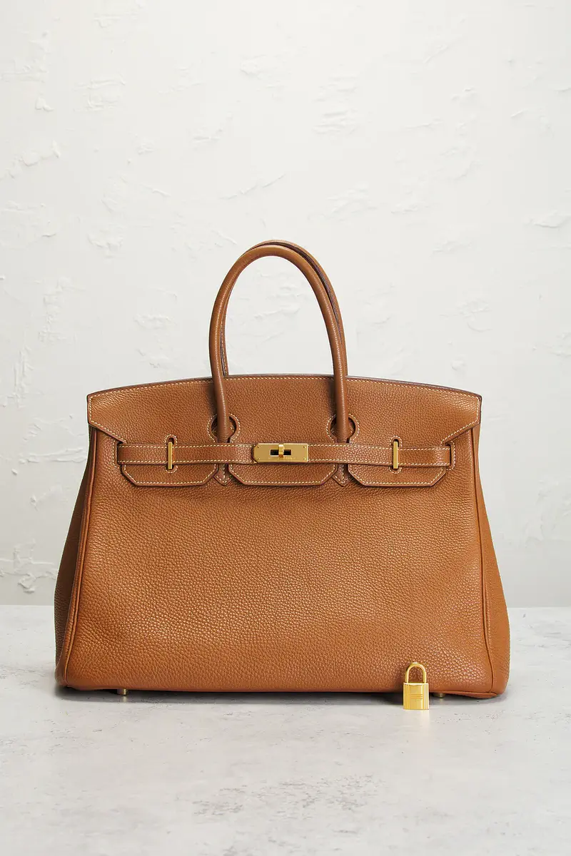 HERMÈS Hermes Togo Birkin 35 Retourne Handbag | Thumbnail 9 HERMÈS Hermes Togo Birkin 35 Retourne Handbag | Thumbnail 9