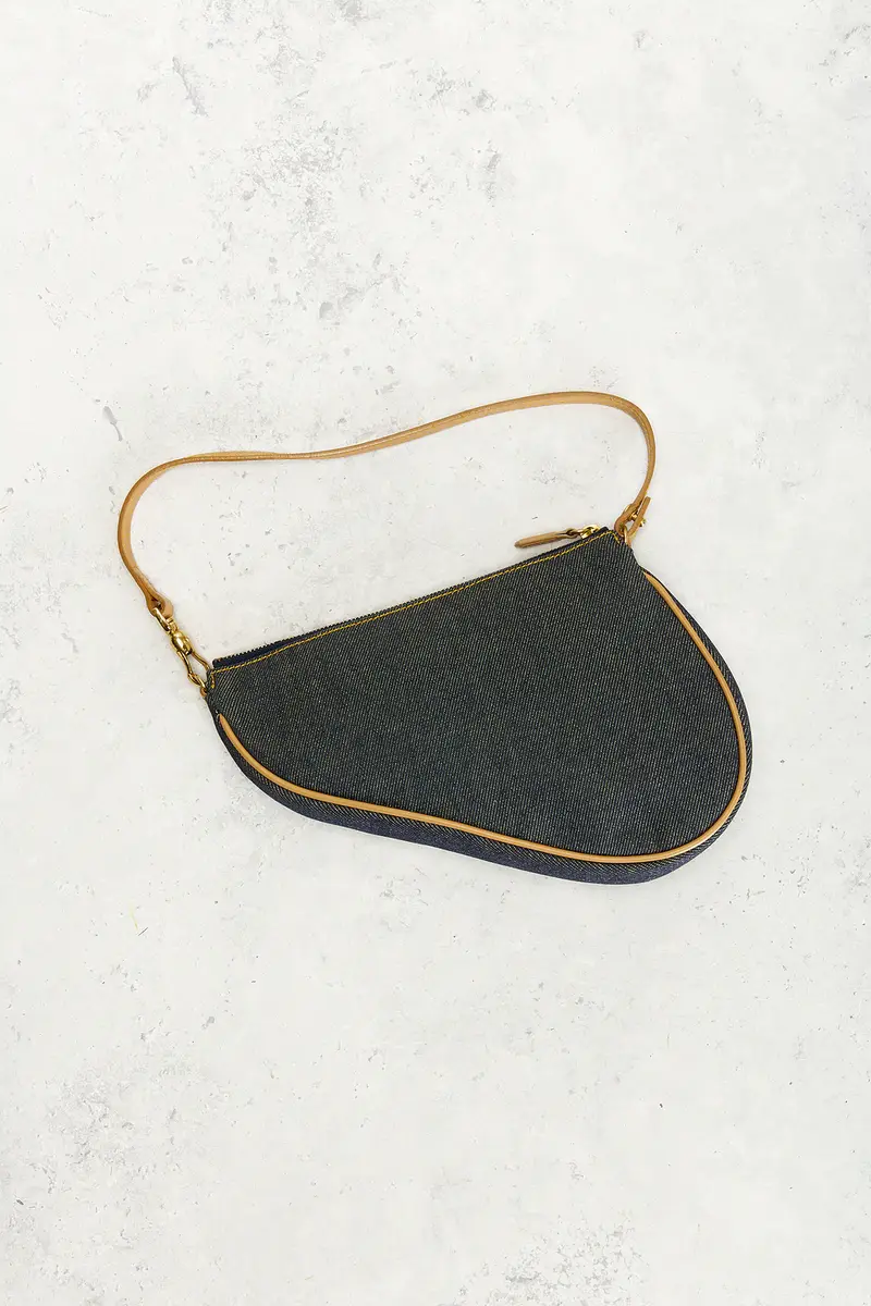 Dior Dior Denim Pochette Saddle Bag | Thumbnail 3 Dior Dior Denim Pochette Saddle Bag | Thumbnail 3