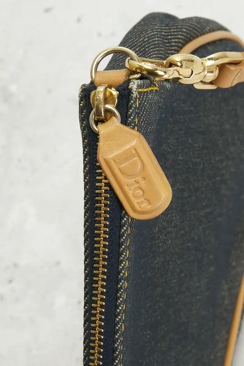 Dior Dior Denim Pochette Saddle Bag | Thumbnail 6 Dior Dior Denim Pochette Saddle Bag | Thumbnail 6