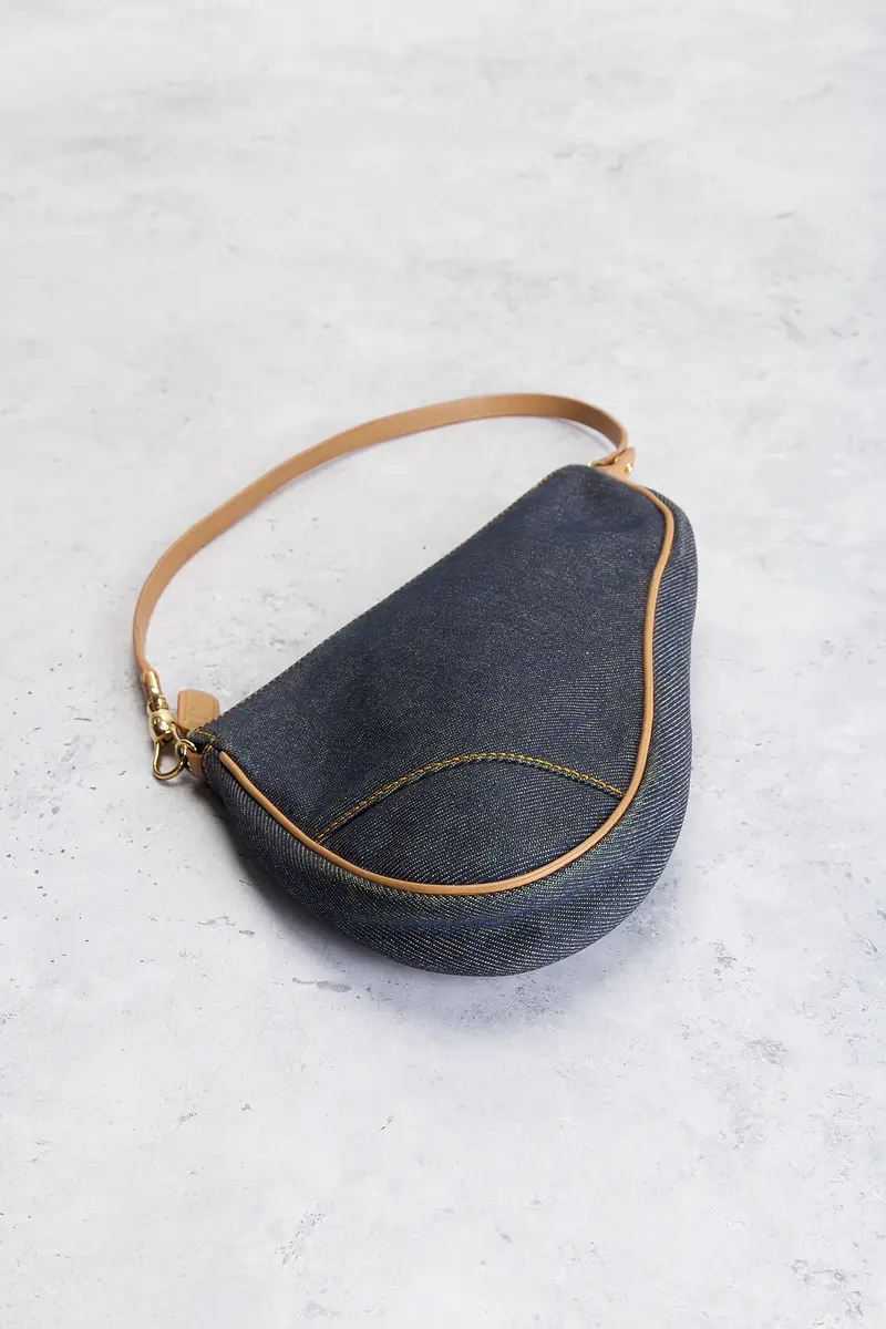 Dior Dior Denim Pochette Saddle Bag | Thumbnail 4 Dior Dior Denim Pochette Saddle Bag | Thumbnail 4