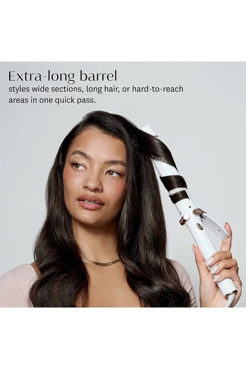 T3 Singlepass Curl X 1.5 Ceramic Extra-long Barrel Curling Iron | Thumbnail 2