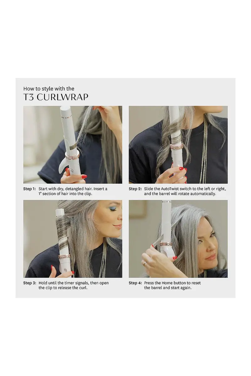T3 CurlWrap 1.25 Automatic Rotating Curling Iron | Thumbnail 8 T3 CurlWrap 1.25 Automatic Rotating Curling Iron | Thumbnail 8