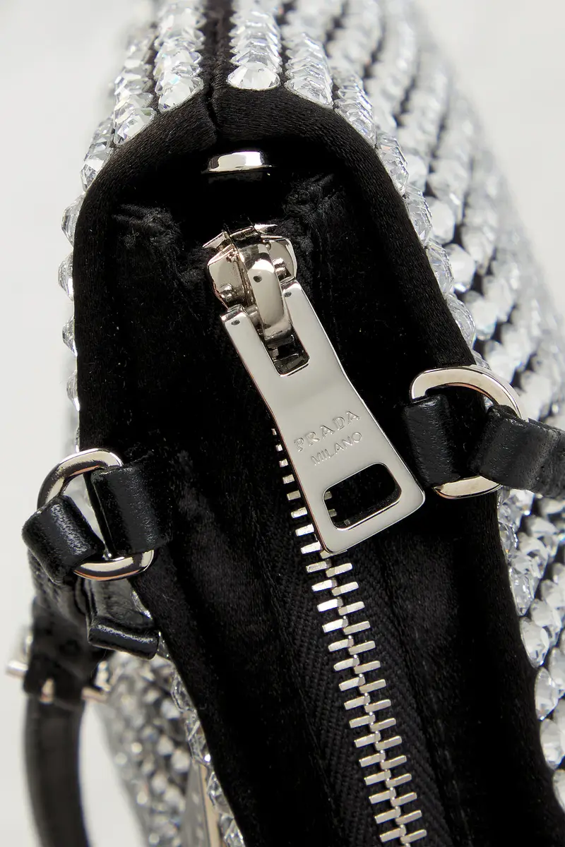 Prada Prada Crystal Embellished Satin Tote Bag | Thumbnail 7 Prada Prada Crystal Embellished Satin Tote Bag | Thumbnail 7