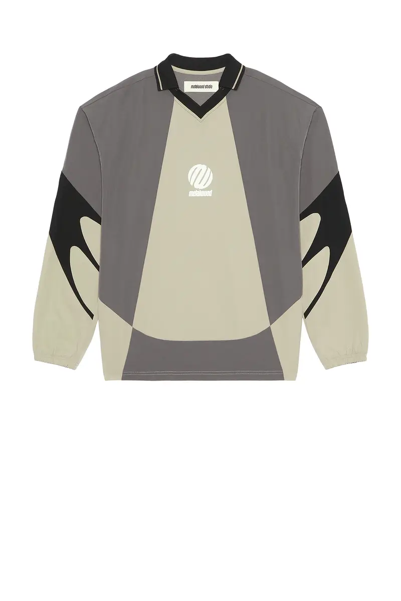 Metalwood Studio Machine Longsleeve Polo | Thumbnail 4