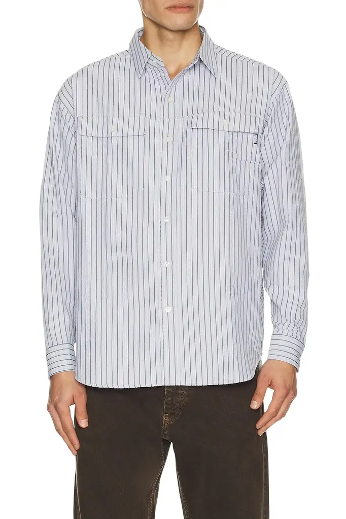 Metalwood Studio Seersucker Fishing Shirt