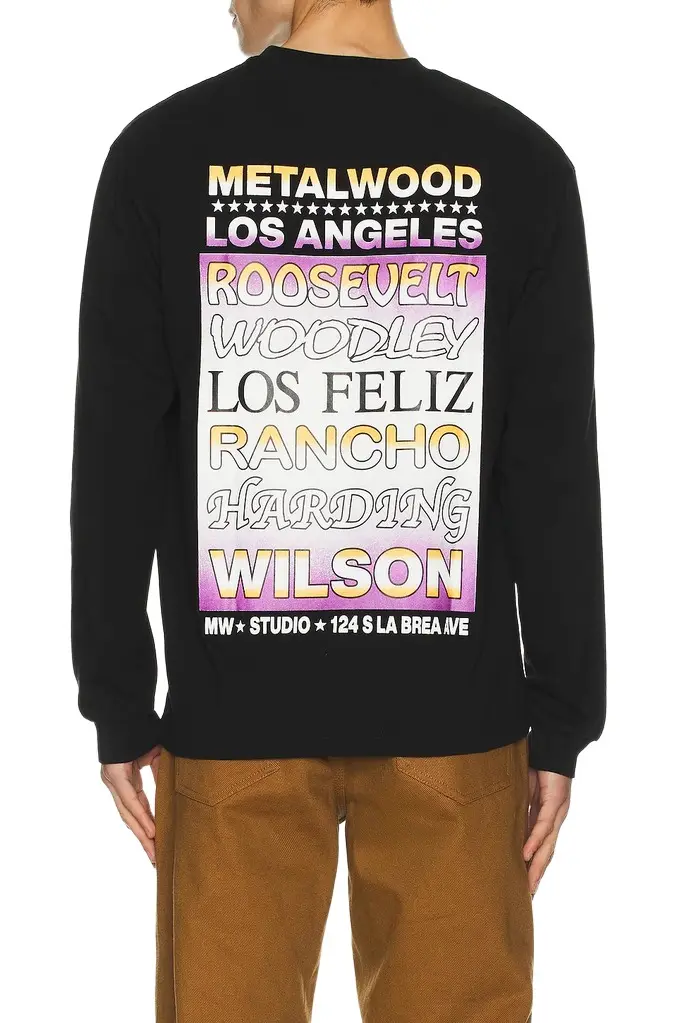 Metalwood Studio Flyer Long Sleeve Tee