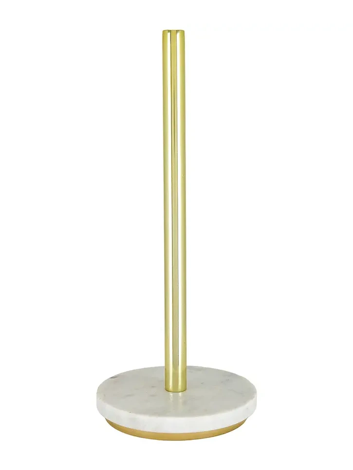 Simple Marble + Brass Paper Towel Holder Simple Marble + Brass Paper Towel Holder