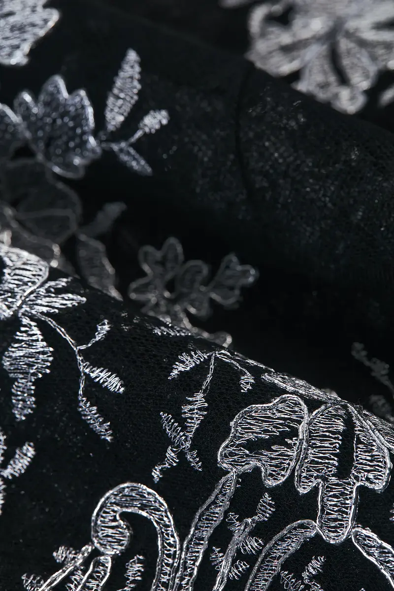 HAELO Metallic Lace Miniskirt | Thumbnail 8
