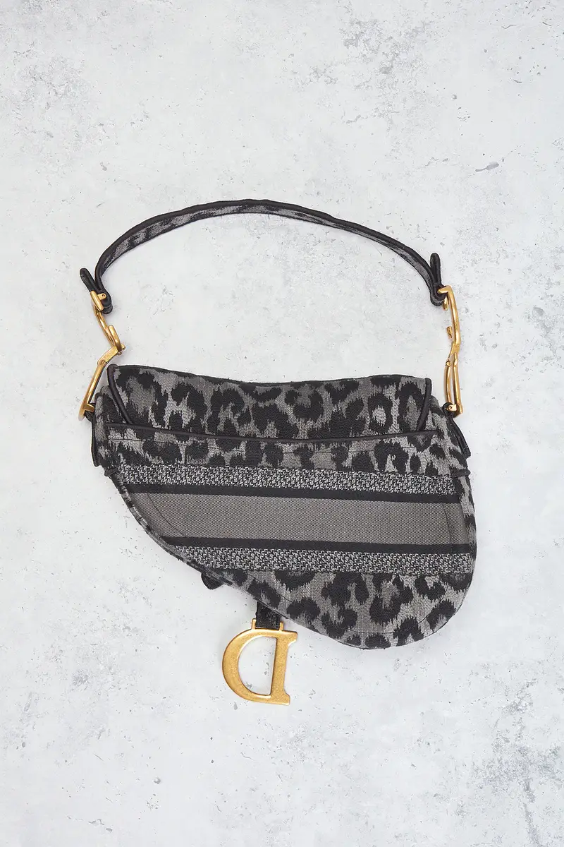 Dior Dior Mizza Embroidered Saddle Bag | Thumbnail 3 Dior Dior Mizza Embroidered Saddle Bag | Thumbnail 3