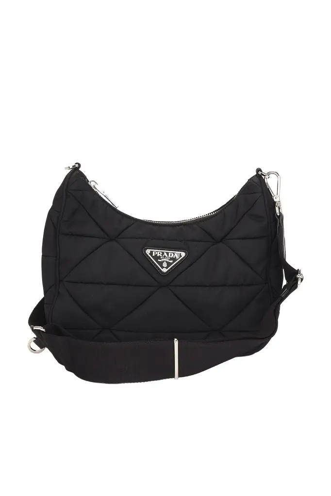 Prada Prada Padded Re-Nylon Shoulder Bag | Image 1 Prada Prada Padded Re-Nylon Shoulder Bag | Image 1