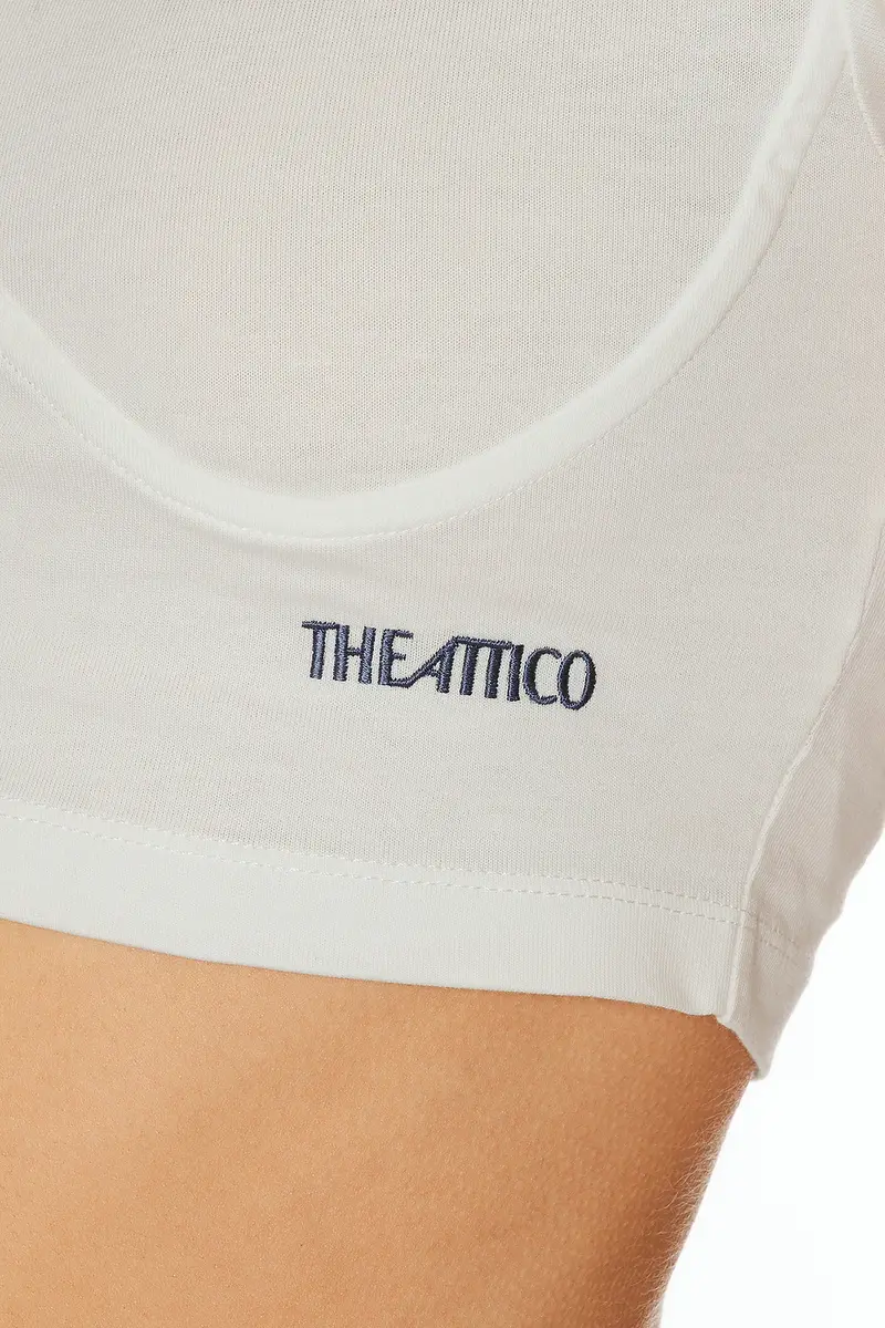 The Attico Logo Crop Tee | Thumbnail 5 The Attico Logo Crop Tee | Thumbnail 5