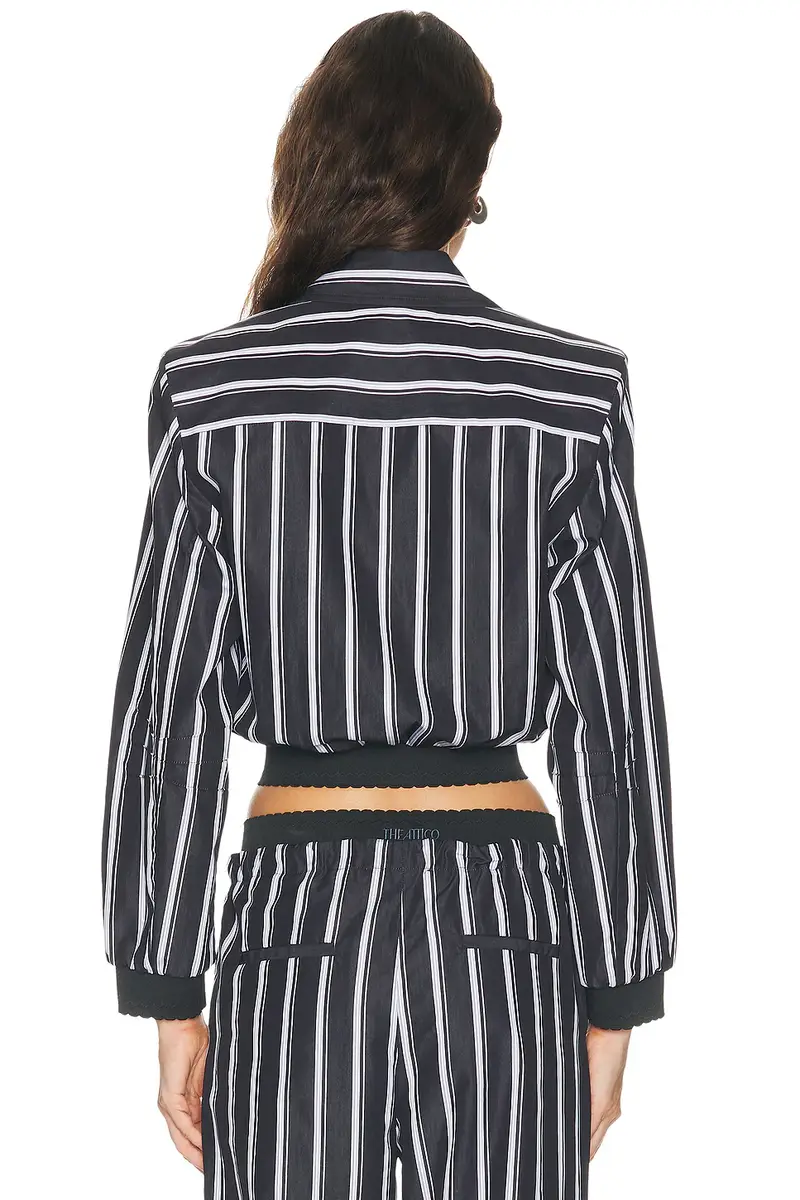 The Attico Striped Poplin Shirt | Thumbnail 3 The Attico Striped Poplin Shirt | Thumbnail 3