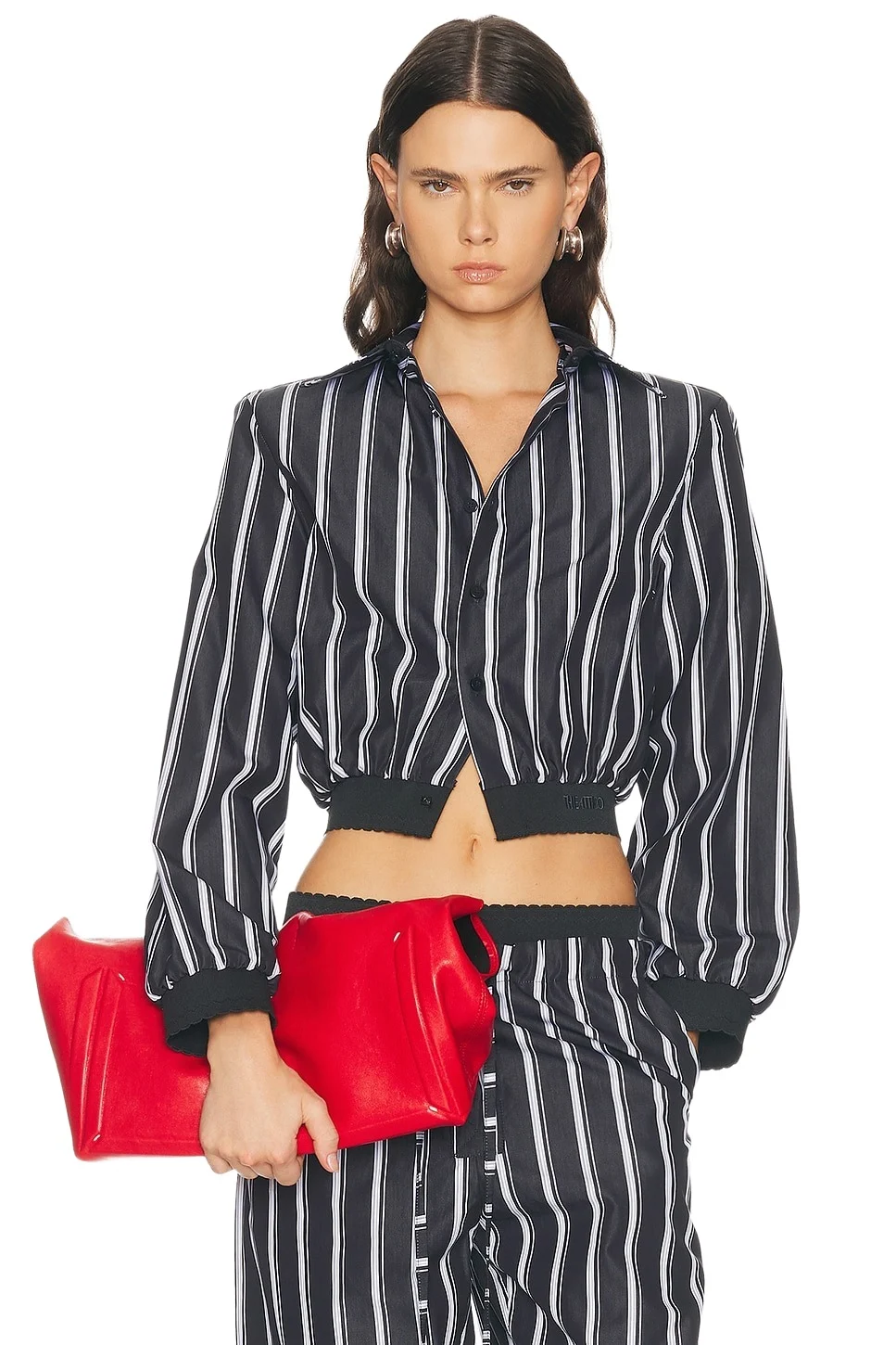 The Attico Striped Poplin Shirt