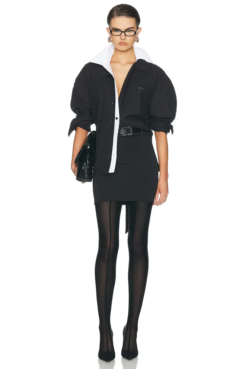 The Attico Oversized Contrast Shirt | Thumbnail 6 The Attico Oversized Contrast Shirt | Thumbnail 6
