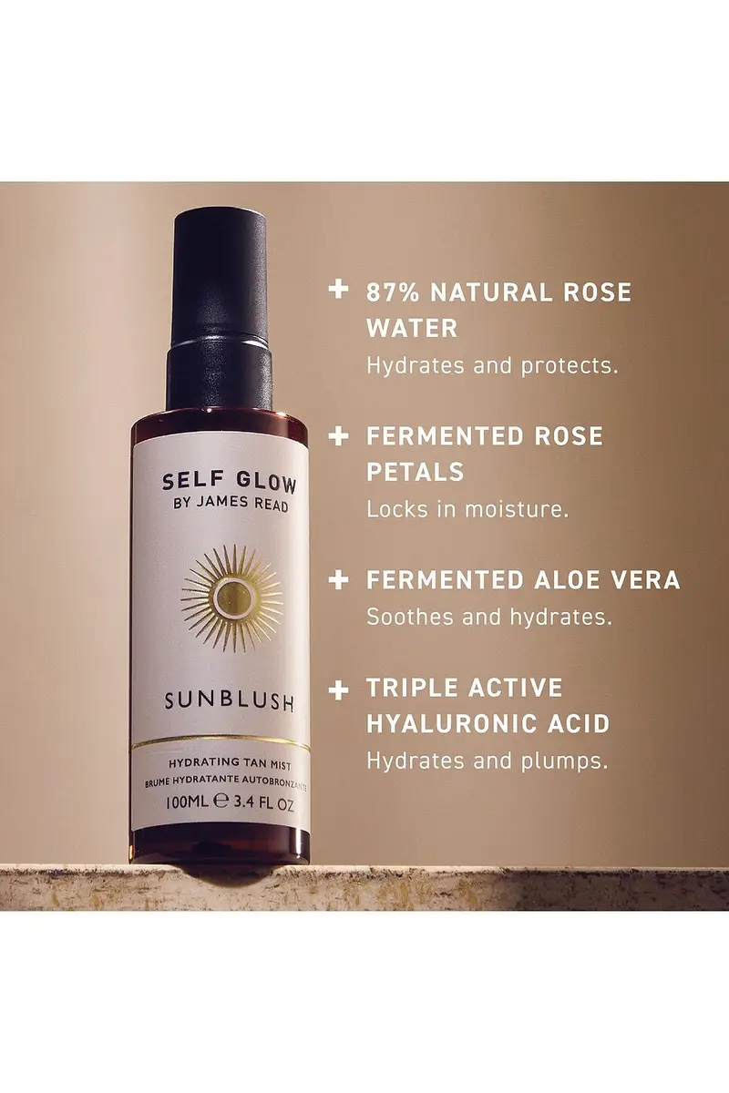 Self Glow by James Read Sunblush Hydrating Tan Mist | Thumbnail 4 Self Glow by James Read Sunblush Hydrating Tan Mist | Thumbnail 4