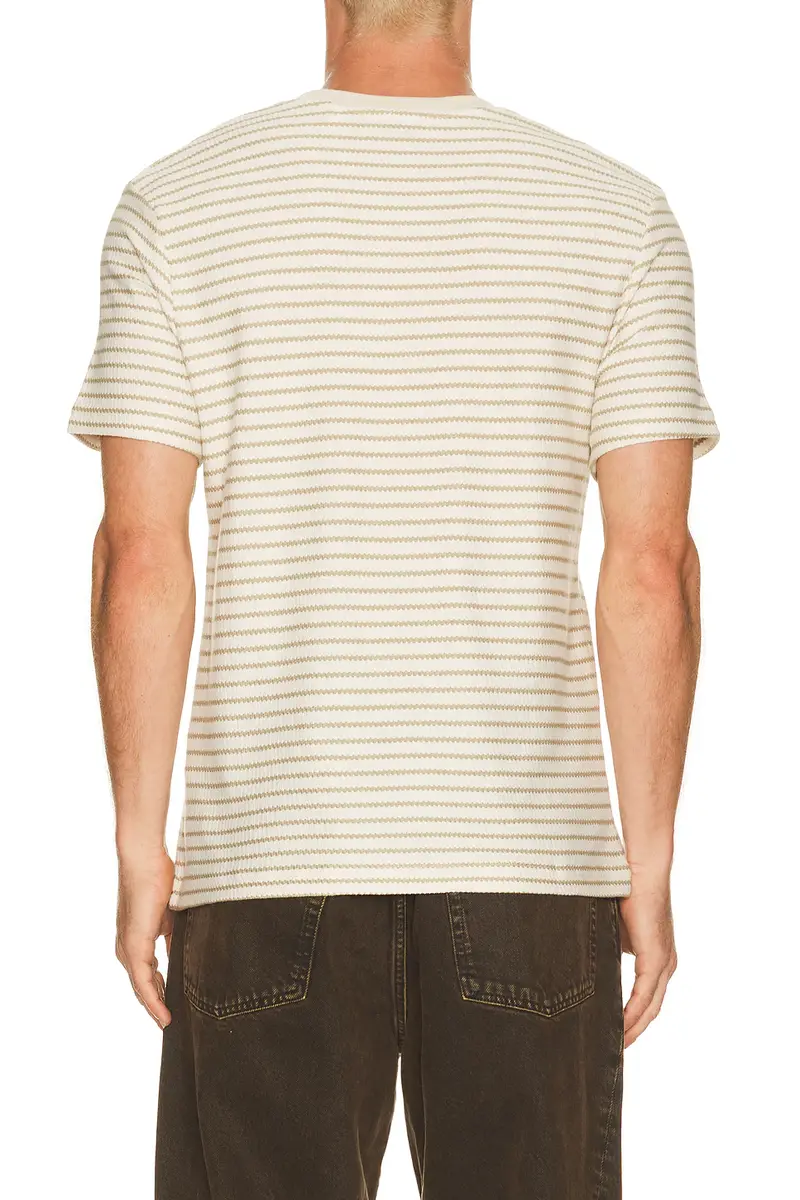 Frame Ribbed Striped Tee | Thumbnail 2 Frame Ribbed Striped Tee | Thumbnail 2
