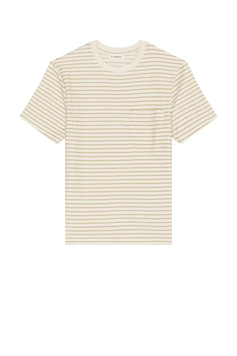 Frame Ribbed Striped Tee | Thumbnail 4 Frame Ribbed Striped Tee | Thumbnail 4