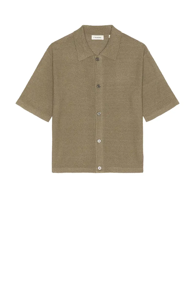 Frame Light Cotton Silk Short Sleeve Cardigan | Thumbnail 4